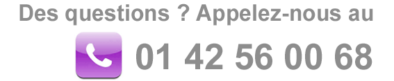 Appelez un conseiller par téléphone au 01 42 56 00 68