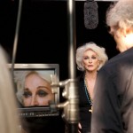 Photo tournage Sanders Avec Carmen Dell’Orefice