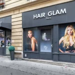 Extérieur du salon Hair Glam Paris